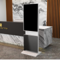 Floor standing rotate lcd touch screen digital signage display advertising display player screen